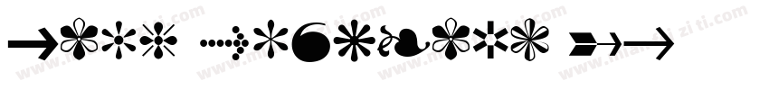 Zapf Dingbats BT字体转换
